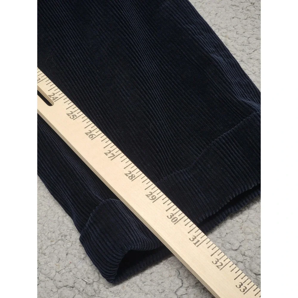 Polo Ralph‎ Lauren Pants Mens 38x32 (Fits 35x30) Navy Corduroy Classic Cuffed